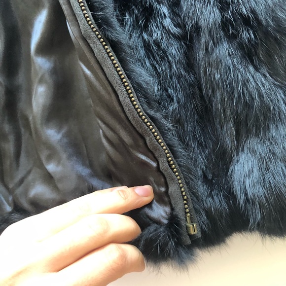 Surell rabbit fur vest - Picture 3 of 11